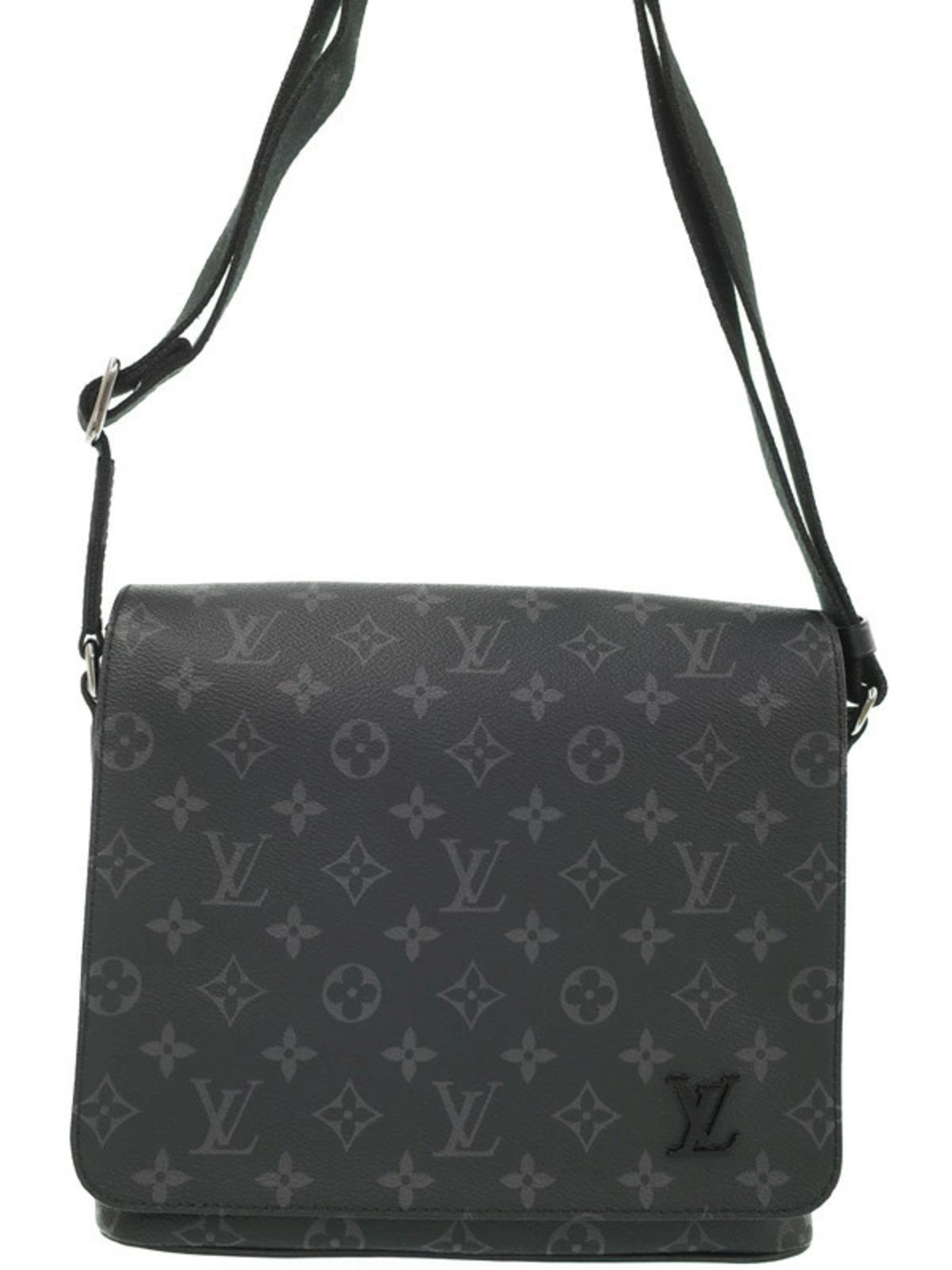 Louis Vuitton Monogram Eclipse Black District NM Shoulder Bag